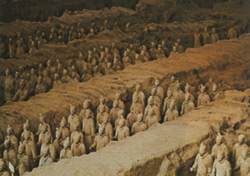 Tradizioni cinesi - foto dell'esercito dei guerrieri in terracotta
